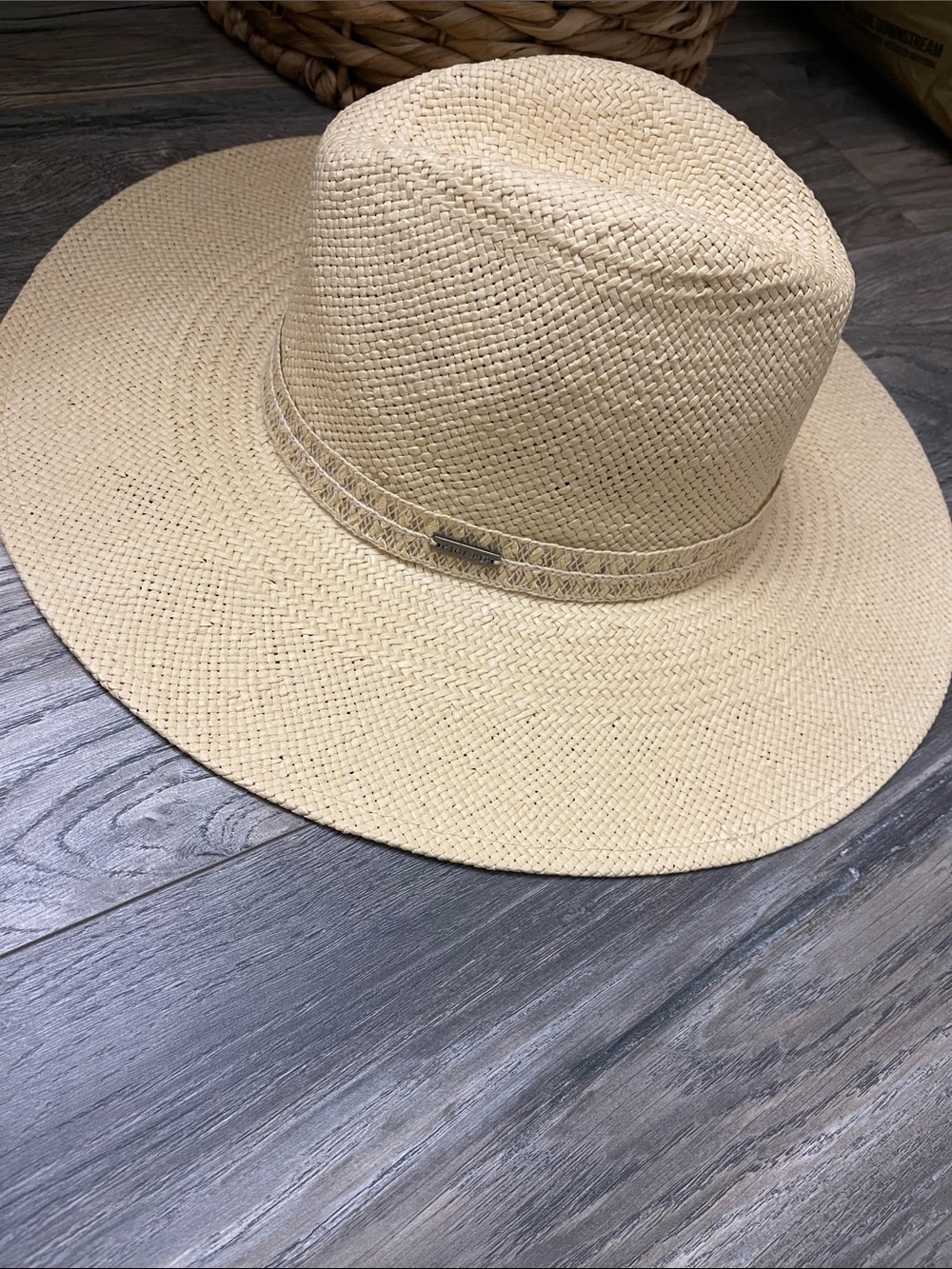 Gigi Pip Fiona Straw Fedora Hat